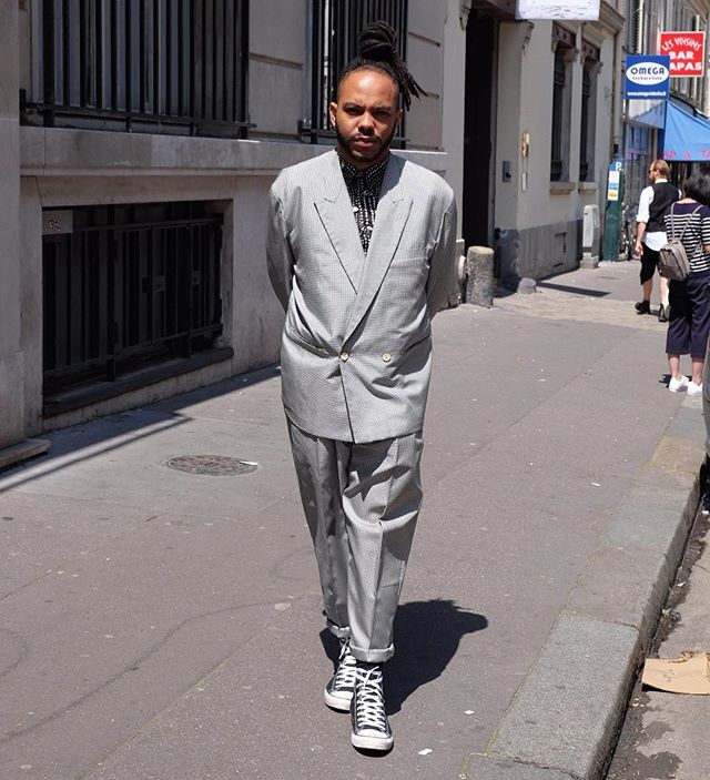 He wasnt mad i dont think. Its just fashion