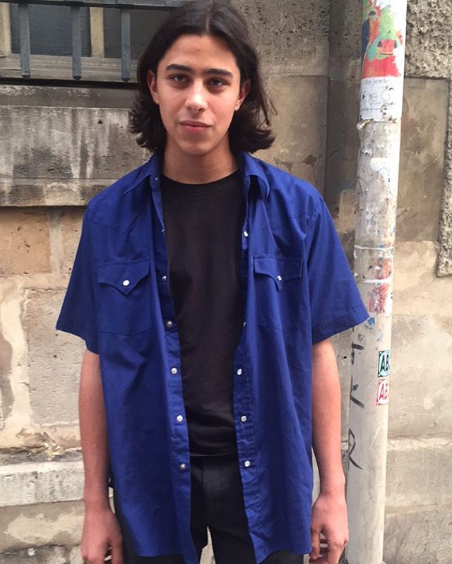 Lots of Parisians wore french blue for Bill Cunningham