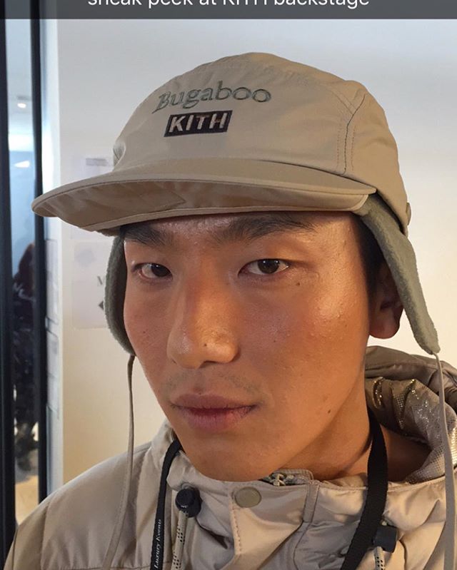 backstage at kith
