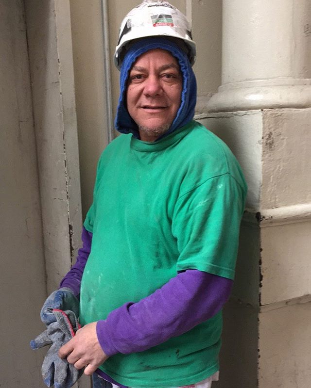 I love a colorful construction worker