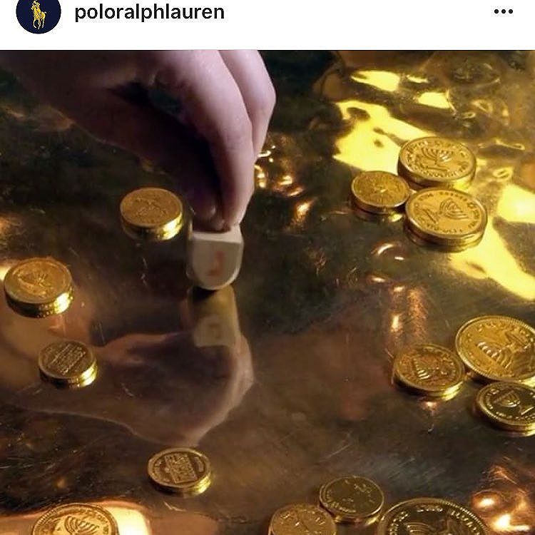thats nice, ralph lauren wishing everyone a happy first night of chanukah