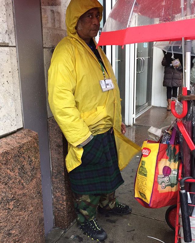 Street Vendors have some of the best style on these New York streets! Every day every year every season.