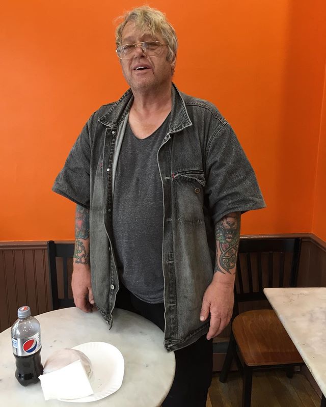 he made his denim jacket short sleeved